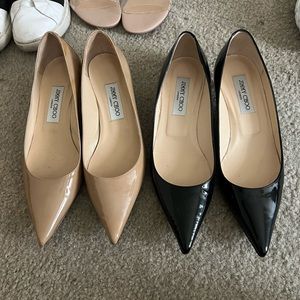Pair of Jimmy Choo Kitten Pumps